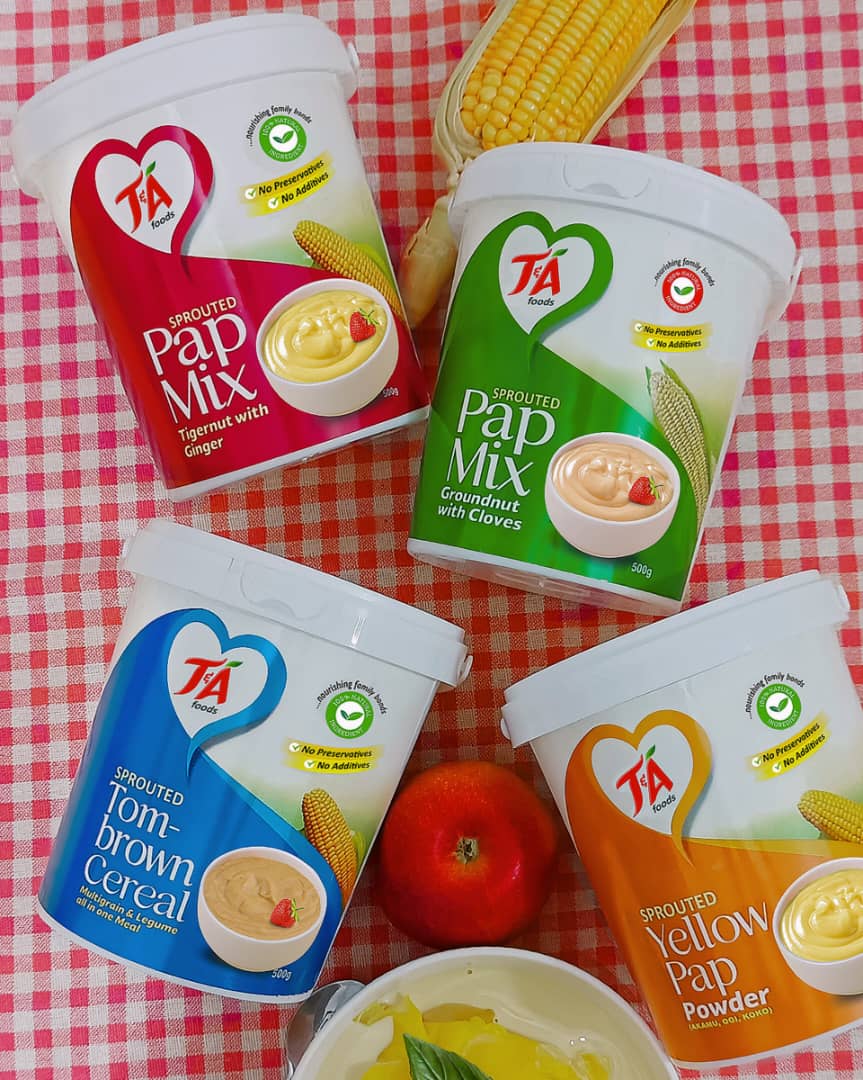 Sprouted Pap Mix Groundnut with Cloves T & A Foods