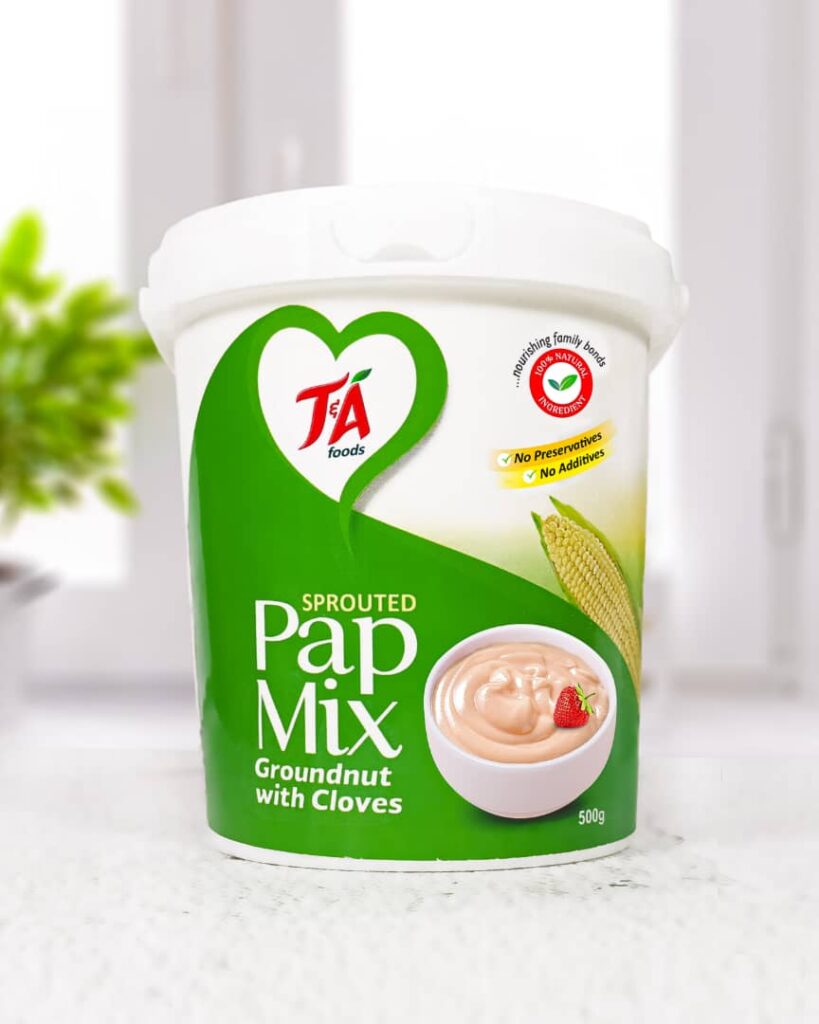 Sprouted Pap Mix Groundnut with Cloves T & A Foods